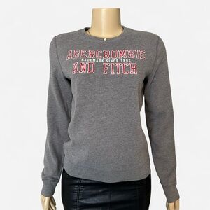 Abercrombie & Fitch Charcoal Crew Neck Sweater